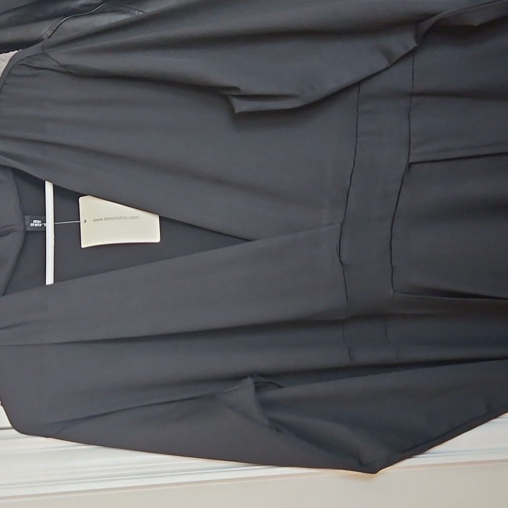 BloomChic Classic Black V-Neck Dress